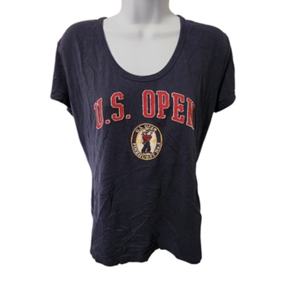 ‘47 Brand Tops - 47 Brand Women's U.S. Open Navy Blue T-Shirt X-Large Cotton
